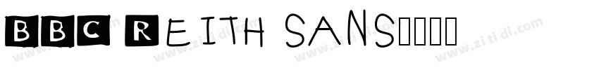 BBC Reith sans字体转换